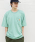 H178 / 着用サイズ:L Sea Green Heather